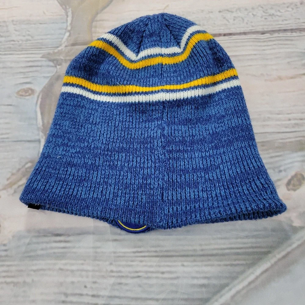 Golden State Warriors 47 Beand Beanie Hat Blue One Size Acrylic,  b40